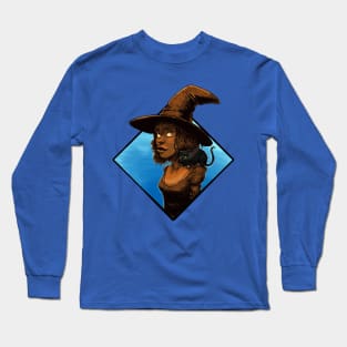 Halloween Witch and familiar Long Sleeve T-Shirt